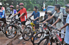 City cyclists in I ride with India movement